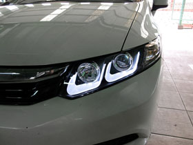 Headlamp Civic DS Version + DS HID 6000K