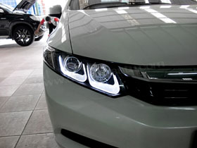 Headlamp Civic DS Version + DS HID 6000K