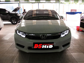 Headlamp Civic DS Version + DS HID 6000K