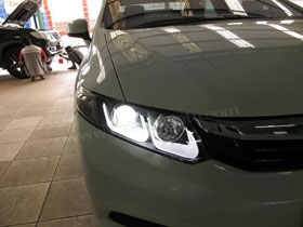 Headlamp Civic DS Version + DS HID 6000K