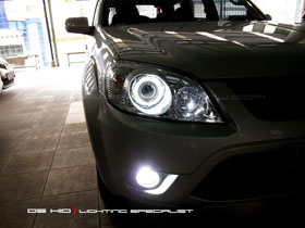 DS Projector Bixenon + DS HID 6000K + Angel Eyes LED ( Headlamp )
DS HID 6000K ( Foglamp )