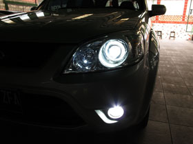 DS Projector Bixenon + DS HID 6000K + Angel Eyes LED ( Headlamp )
DS HID 6000K ( Foglamp )