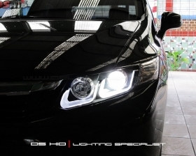 Headlamp DS Version Honda Civic + DS HID 6000K ( Headlamp )
DS HID 6000K ( Foglamp )