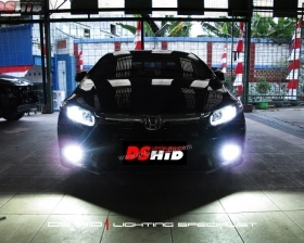 Headlamp DS Version Honda Civic + DS HID 6000K ( Headlamp )
DS HID 6000K ( Foglamp )