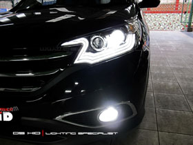 Headlamp CRV DS Version + DS HID 6000K 
DS HID 6000K ( Foglamp )