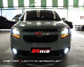 DS Projector Bixenon + DS HID 6000K + Angel Eyes + LED Strip ( Headlamp ) 
DS HID 6000K ( Foglamp )