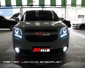 DS Projector Bixenon + DS HID 6000K + Angel Eyes + LED Strip ( Headlamp ) 
DS HID 6000K ( Foglamp )