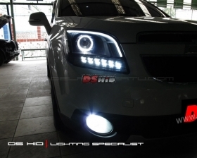 DS Projector Bixenon + DS HID 6000K + Angel Eyes + LED Strip ( Headlamp ) 
DS HID 6000K ( Foglamp )