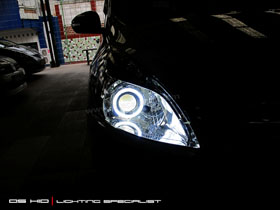 DS Projector Bixenon + DS HID 6000K + Angel Eyes LED