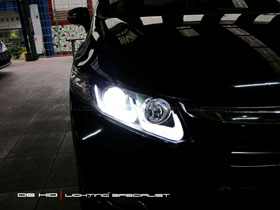 Headlamp Civic DS Version + DS HID 6000K 