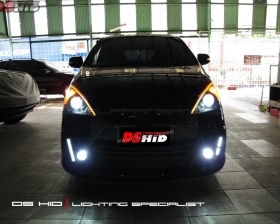 DS Projector Bixenon + DS HID 6000K + Angel Eyes + LED Strip ( Headlamp )
DS HID 6000K ( Foglamp )