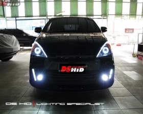 DS Projector Bixenon + DS HID 6000K + Angel Eyes + LED Strip ( Headlamp )
DS HID 6000K ( Foglamp )