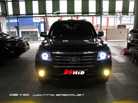 DS Projector Bixenon + DS HID 6000K + Angel Eyes + Black Housing
DS HID 3000K ( Foglamp )