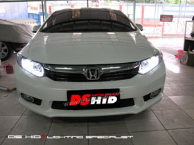 Headlamp Civic DS Version + DS HID 6000K