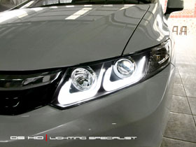 Headlamp Civic DS Version + DS HID 6000K