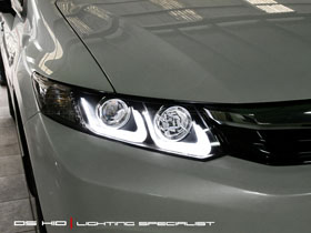 Headlamp Civic DS Version + DS HID 6000K