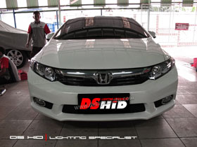 Headlamp Civic DS Version + DS HID 6000K