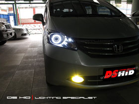 DS Projector Bixenon + DS HID 6000K + Angel Eyes ( Headlamp )
DS HID 3000K ( Foglamp )