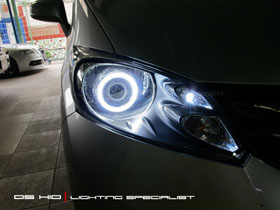 DS Projector Bixenon + DS HID 6000K + Angel Eyes ( Headlamp )
DS HID 3000K ( Foglamp )