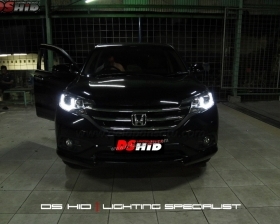 Headlamp DS Version Honda CRV + DS HID 6000K ( Low Beam + High Beam )