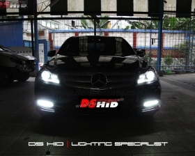 Headlamp C Class OEM Look + DS HID 6000K 
DRL C Class W204