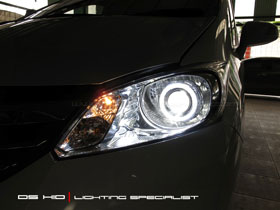 DS Projector Bixenon + DS HID 6000K + Black Housing