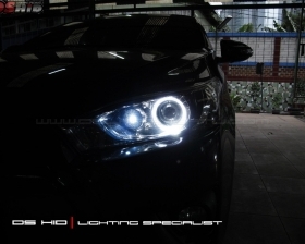 DS HID 6000K + Angel Eyes