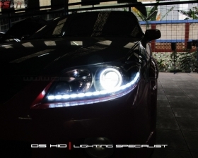 DS Projector Bixenon + DS HID 6000K + Angel Eyes + LED Strip ( Headlamp )
DS HID 3000K ( Foglamp )