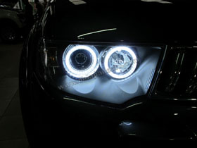 Angel Eyes LED + Black Housing