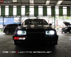 DS HID 6000K + Angel Eyes BMW E36