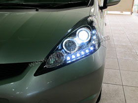 Headlamp DS Version Honda Jazz + DS HID 6000K