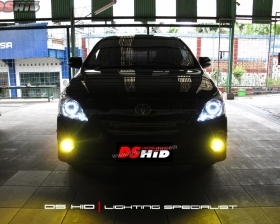 DS Projector Bixenon + DS HID 6000K + Angel Eyes ( Headlamp )
DS HID 3000K ( Foglamp )