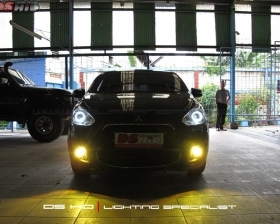 DS Projector AFS + DS HID 6000K + Angel Eyes ( Headlamp )
DS HID 3000K ( Foglamp )
