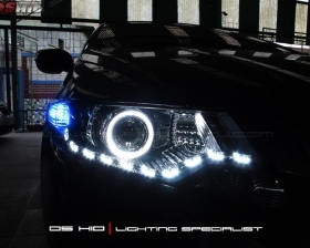 DS Projector Bixenon + DS HID 6000K + Angel Eyes + LED Strip ( Headlamp )
DS HID 6000K ( Foglamp )