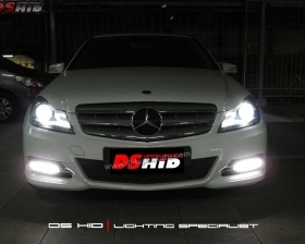 Headlamp DS Version C Class W204 + DS HID 6000K 
Drl C Class W204