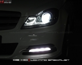 Headlamp DS Version C Class W204 + DS HID 6000K 
Drl C Class W204