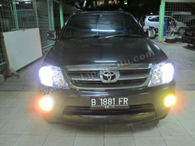 DS Projector Bixenon + DS HID 6000K + Angel Eyes ( Headlamp )
DS HID 3000K ( Foglamp )