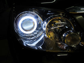 DS Projector Bixenon + DS HID 6000K + Angel Eyes ( Headlamp )
DS HID 3000K ( Foglamp )