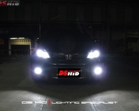 DS HID 6000K + Angel Eyes + Blackhousing ( Headlamp )
DS HID 6000K ( Foglamp )