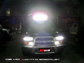 DS HID 6000K ( Low Beam + High Beam + Foglamp )
LED Bar