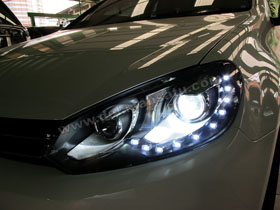 Headlamp Projector Bixenon Golf MK6 + DS HID 6000K
