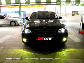 Headlamp Seri 3 E90 + DS HID 6000K ( Headlamp )
DS HID 3000K ( Foglamp )