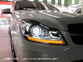 Headlamp C Class DS Version + DS HID 6000K
DRL Plug n Play C Class W204