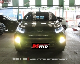 DS HID 3000K + DRL Ford Ecosport