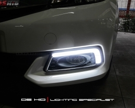 DS Projector Bixenon + DS HID 6000K + Angel Eyes ( Headlamp )
DS HID 6000K + DRL Honda Mobilio ( Foglamp )