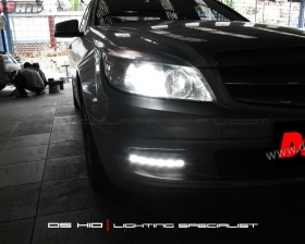 DS HID 6000K 
DRL C CLass W204