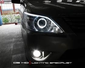 DS Projector AFS + DS HID 6000K + Angel Eyes + LED Strip ( Headlamp )
DS HID 4300K ( Foglamp )