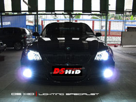 Headlamp BMW Seri 3 E90
DS HID Biru ( Low Beam + Foglamp )