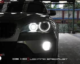 DS HID & Angel Eyes Replacement BMW X5
