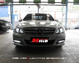 Headlamp C Class W204 + DS HID 6000K 
DRL C Class W204